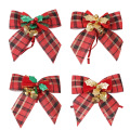 Bow Ribbon Bow Bow Ornement arbre de Noël Bows de Noël rouges en stock